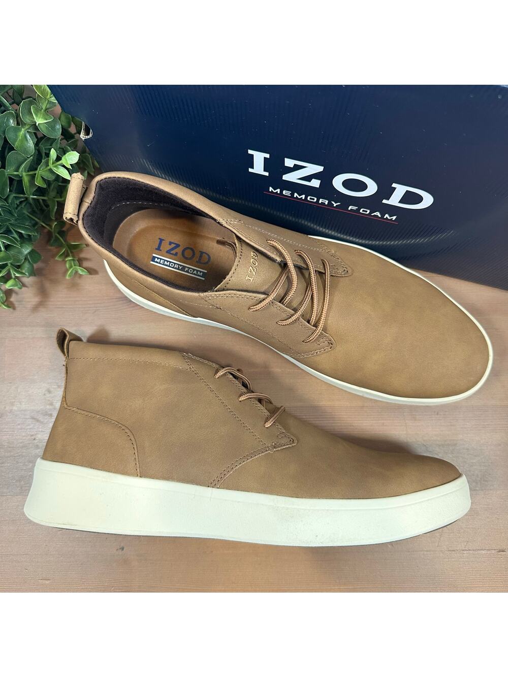 IZOD Men's Palmer Chukka Boots Brown Size 11